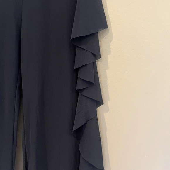 Women's Sheer Ruffle Beach Bottom Cover Up Pants, Size Medium - Picture 3 of 16